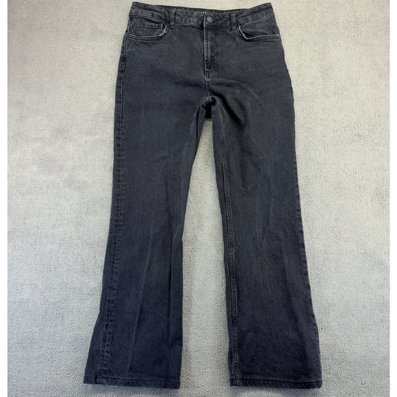 Rails Denim - Rails Flare Jeans Women's 30 Black Denim The Sunset High Rise Slim Stretch